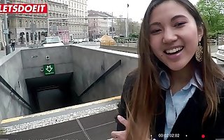 LETSDOEIT - Asian Teen Tourist Has POV Sex Away With Courtroom Guy - May Thai & Charlie Dean