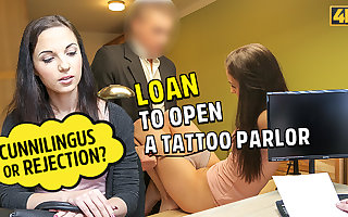 LOAN4K. Nice Kristy gives vagina and arse be beneficial to screwing to loan