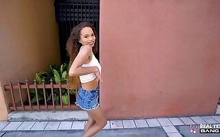 Real Teens - Beautiful Ebony Teen Cecilia Lion Gets Fucked