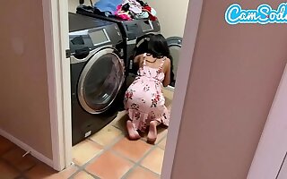 Fucked my step-sister while doing laundry